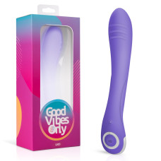 Вібратор для точки G Lici Good Vibes Only, силіконовий, фіолетовий, 22.5 х 3.7 см