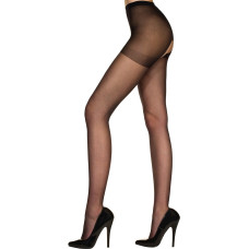 Колготки з відкритим доступом Music legs, чорні, One Size