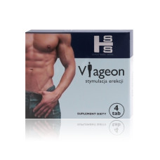 Харчова добавка Sexual Health Series VIAGEON для покращення потенції (ціна за упаковку, 4 капсули)