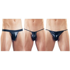 Набір трусів Men Strings pack of 3, black, S-L