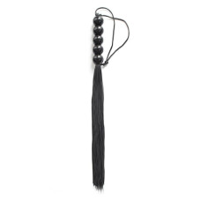 Батіг чорний, ручка з кульок FLOGGER, 45 см