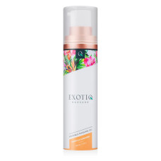 Олія для масажу їстівна з ароматом ванілі та карамелі 100 мл Exotiq Massage Oil Vanilla Caramel