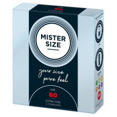 Презервативи латексні Mister Size 60 мм ультра тонкі (ціна за упаковку, 3 шт.)