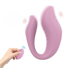 Вібратор для пар Every Night Toys Cosima з дистанційним керуванням, рожевий, 10 режимів