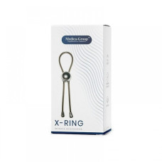 Ерекційне ласо X-Ring Medica Group, силіконове, чорне
