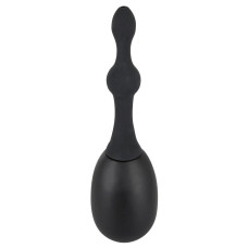 Анальний душ із медичного силікону Black Velvets Douche, чорний, Small