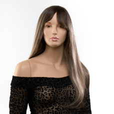 Перука довга з чубчиком Fetish Hair, русявий з ефектом мелірування, 60 см