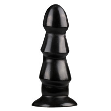 Анальний плаг для фістингу All Black AB40 12 см х 6 см, чорний