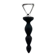 Анальний стимулятор-ялинка Adrien Lastic Arrow з металевим утримувачем, чорний