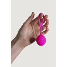 Вагінальна кулька Adrien Lastic Mia Geisha Ball S Magenta з подвійною щільністю, рожева