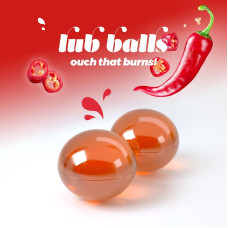 Бразильські вибухові кульки для масажу Crushious Lub Balls Ouch That Burns! розігрівають з перцем