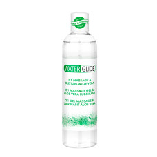 Лубрикант і масажний гель 2 в1 WATERGLIDE ALOE VERA, 300 мл