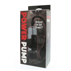 Вакуумна помпа для чоловіків Seven Creations Power Pump з вібрацією, чорна