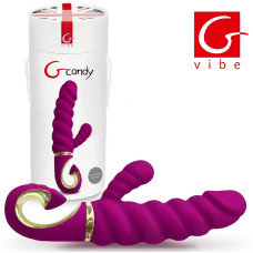 Вібратор кролик рельєфний Gcandy