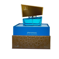 Духи з феромонами чоловічі SHIATSU Pheromone Fragrance men lightblue, 15 мл