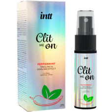 Збудливий кліторальний гель INTT Clitoris Stimulator Spray Clit Me On Peppermint м'ятний, 12 мл