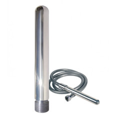 Анальний душ зі шлангом Joy Division Aluminium Intimate Douche, сталевий