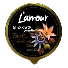 Масажна свічка L'amour Passion Lily & Fig, золота, 70 мл