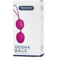 Вагінальні кульки гейші Medica Group Geisha Balls, фіолетові, 3.6 см