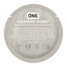 Набір латексних презервативів One Pleasure Dome із розширеною головкою (ціна за 5 шт.)