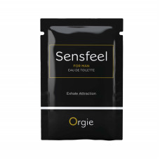 ПРОБНИК/Чоловіча туалетна вода Orgie SENSFEEL + афродизіак, 1 мл