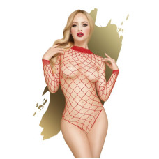 Боди в крупную сетку Penthouse Scandalous red(S-L)
