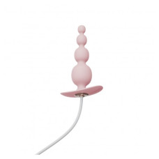 Анальний плаг із вібрацією Qingnan No.8 Mini Vibrating Anal Beads PINK