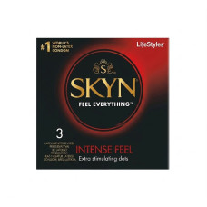 Презерватив SKYN Intense Feel безлатексний (полізопрен), 3 шт.