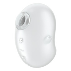 Вакуумний вібратор стимулятор Satisfyer Cutie Ghost білий, 9.1 см