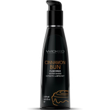 Їстівний лубрикант Wicked Aqua Cinnamon Bun зі смаком булочки з корицею, 120 мл