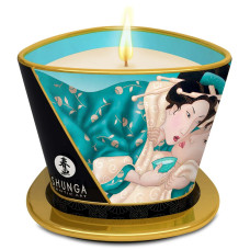 Свічка для масажу Shunga Massage Candle Island Blossoms із квітковим ароматом, 170 мл