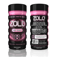 Мастурбатор із імітацією глибокого горла Zolo Deep Throat Cup, рожевий