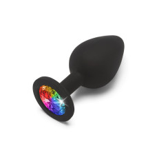 Анальна пробка середня Rainbow Booty Jewel M Toy Joy