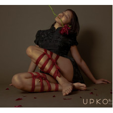Веревка для бондажа премиальная UPKO Restraint Bondage Vope красная, 10 м