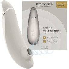 Вакуумний кліторальний стимулятор Womanizer Premium 2 Gray