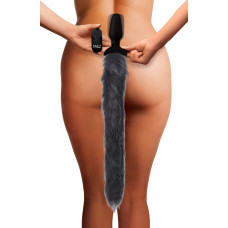 Анальна пробка хвостик із вібрацією Tailz Vibrating Anal Plug With Tail - Fox