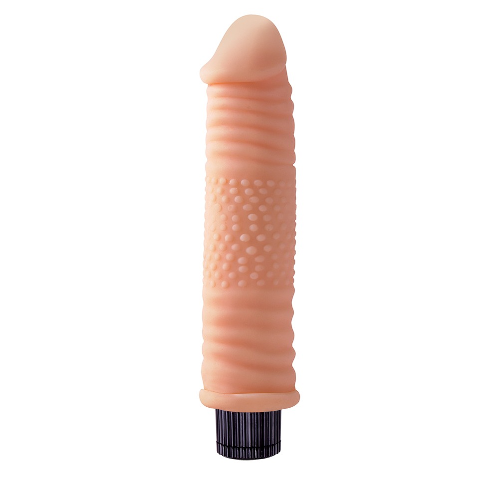 Вібратор реалістичний із рельєфом Chisa Real Touch XXX бежевий