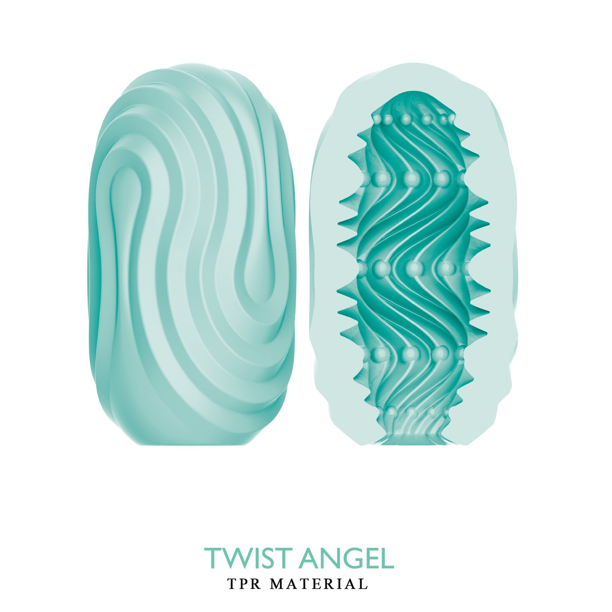 Мастурбатор Pretty Love Twist Angel Cupid X Egg у колбі, м'ятний
