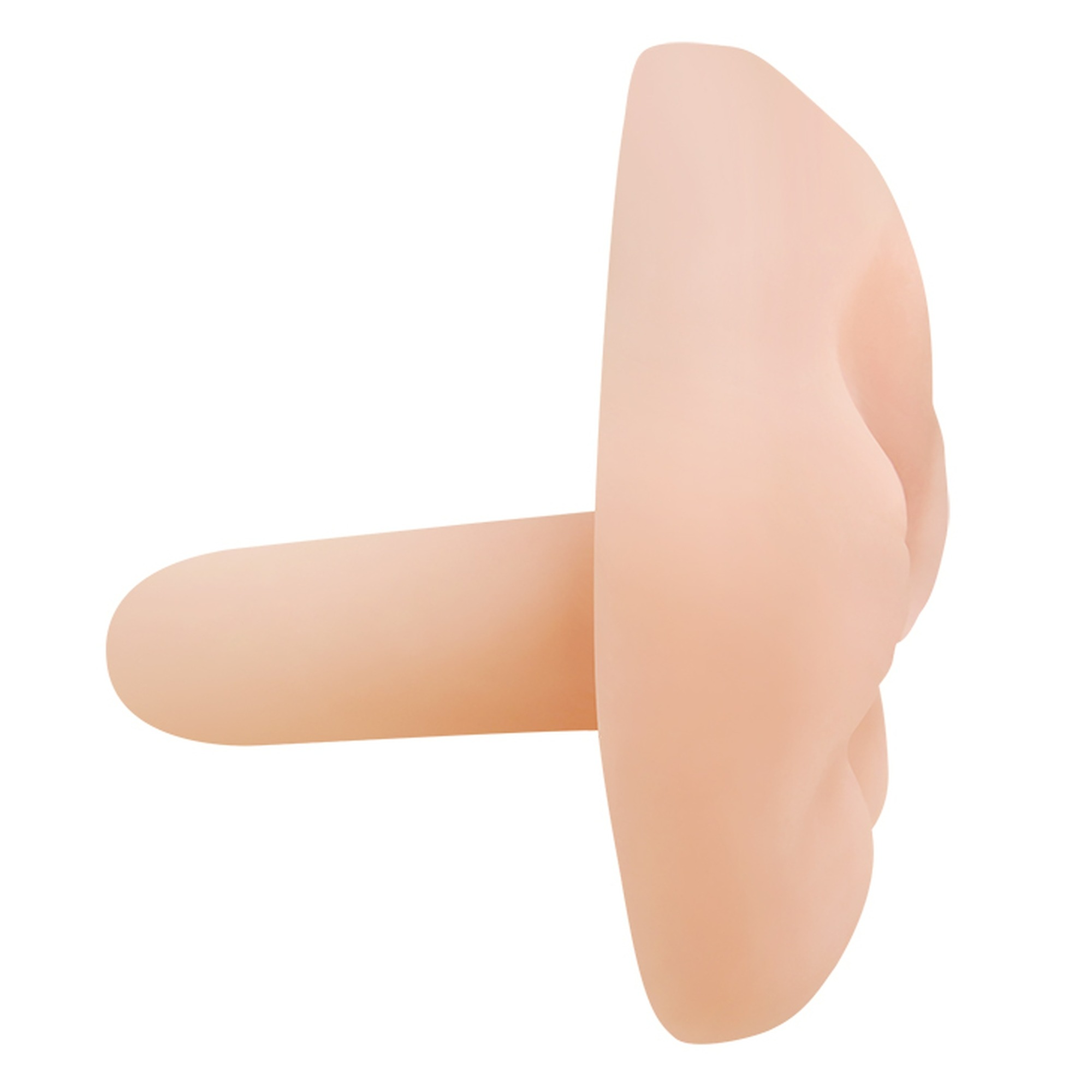 Мастурбатор реалістичний Baile Ultra Realistic Vagina, у вигляді вагіни, з вібрацією, бежевий, 15 х 14 см