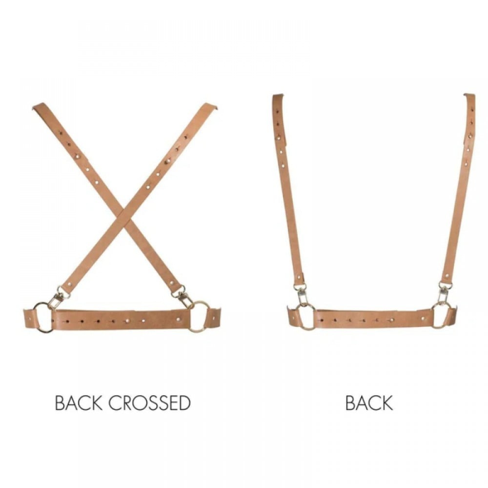 Портупея на груди MAZE Bijoux Indiscrets бежева, OS