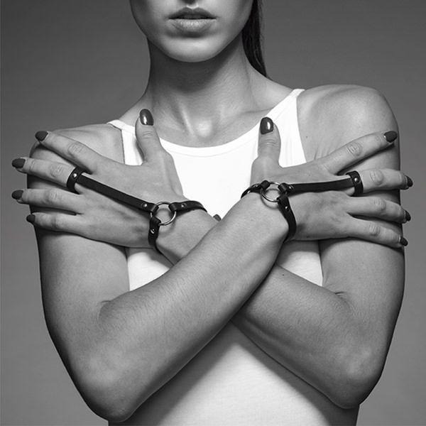 Браслеты на запястье и палец MAZE Bijoux Indiscrets черные, OS