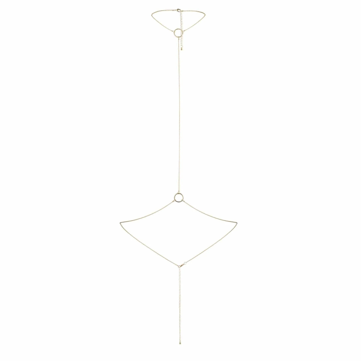 Ланцюжок на шию та пояс Bijoux Indiscrets Magnifique I Body Chain - sILVER, прикраса на тіло
