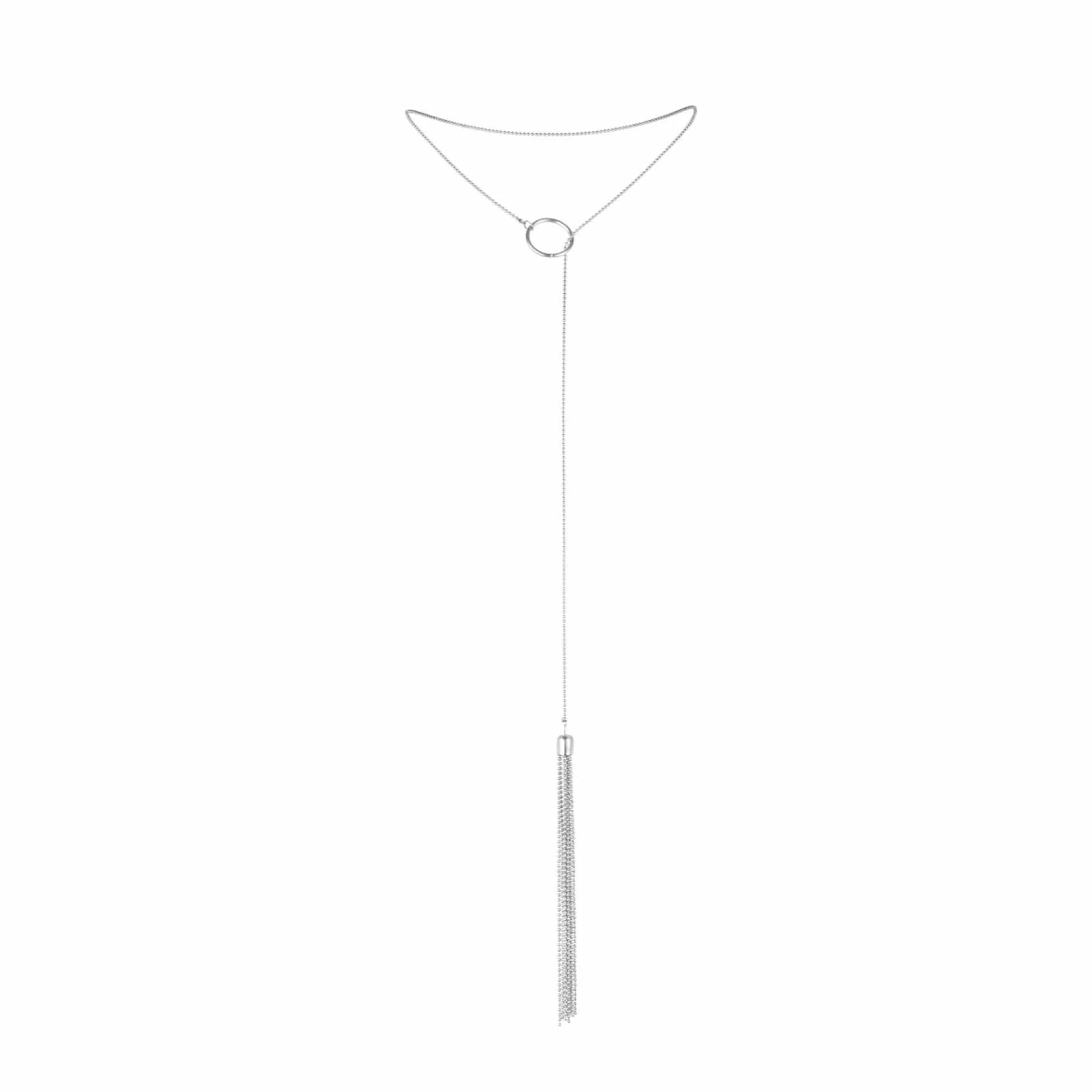 Цепочка для тела Bijoux Indiscrets Magnifique Tickler Pendant Chain — Silver
