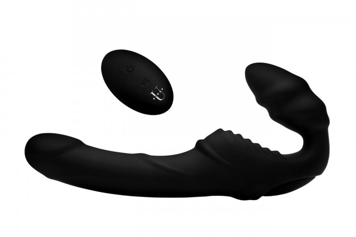 Безремневий страпон із вібрацією Pro Rider Strapless Strap-on Vibrator з пультом