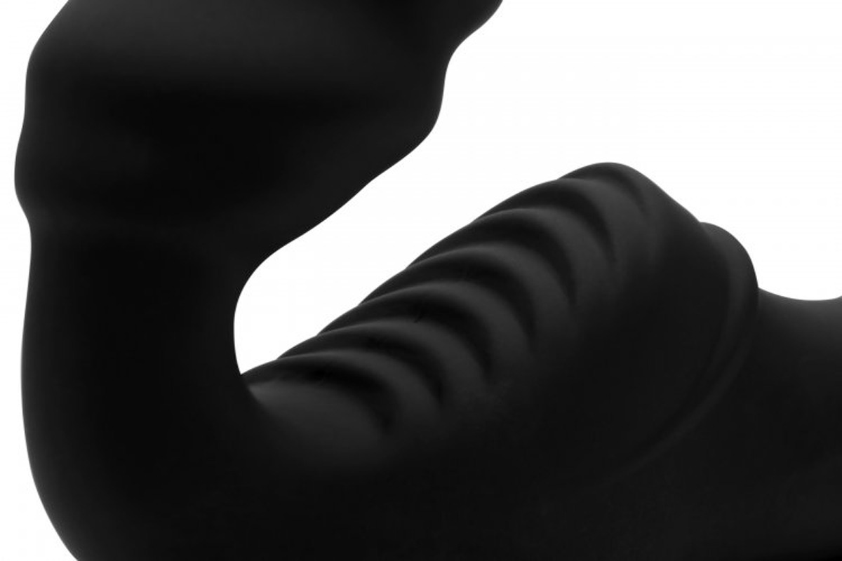 Безремневий страпон із вібрацією Pro Rider Strapless Strap-on Vibrator з пультом
