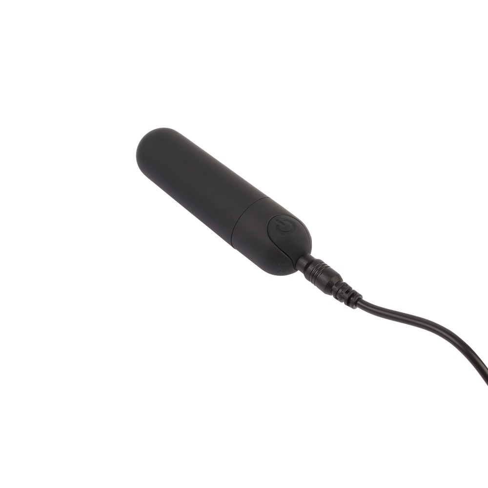 Вибропуля перезаряжаемая с аккумулятором Chisa Hi-Basic Ultra Powerful Rechargeable Bullet, черный