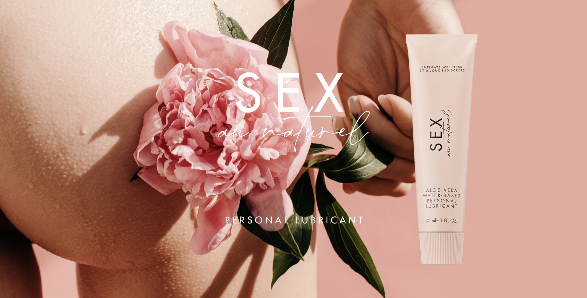 Лубрикант що доглядає, на водній основі Bijoux Indiscrets Sex au Nature – Aloe Vera