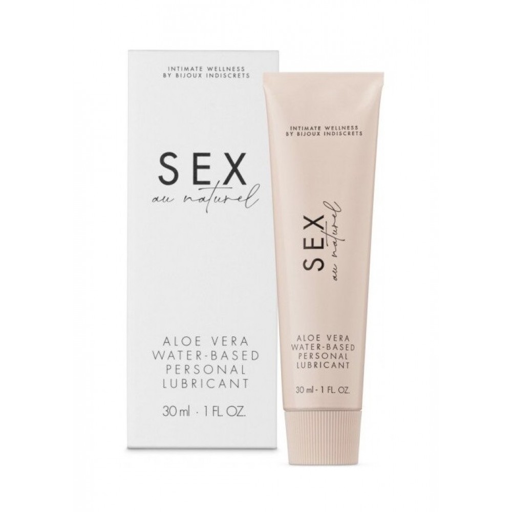 Лубрикант що доглядає, на водній основі Bijoux Indiscrets Sex au Nature – Aloe Vera