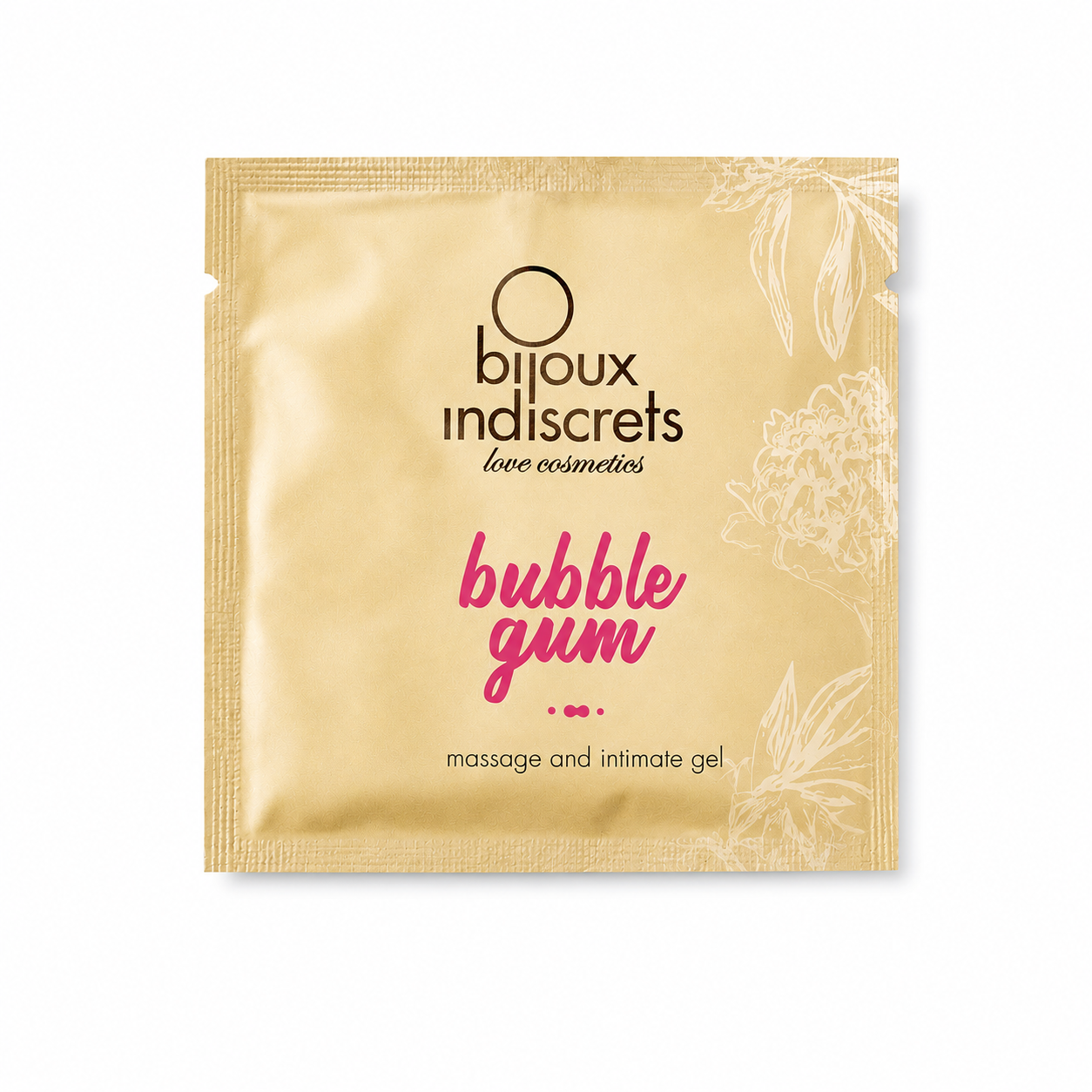 Пробник масло та мастило 2 в 1 з ароматом Bubble gum Bijoux Indiscrets, 3 мл