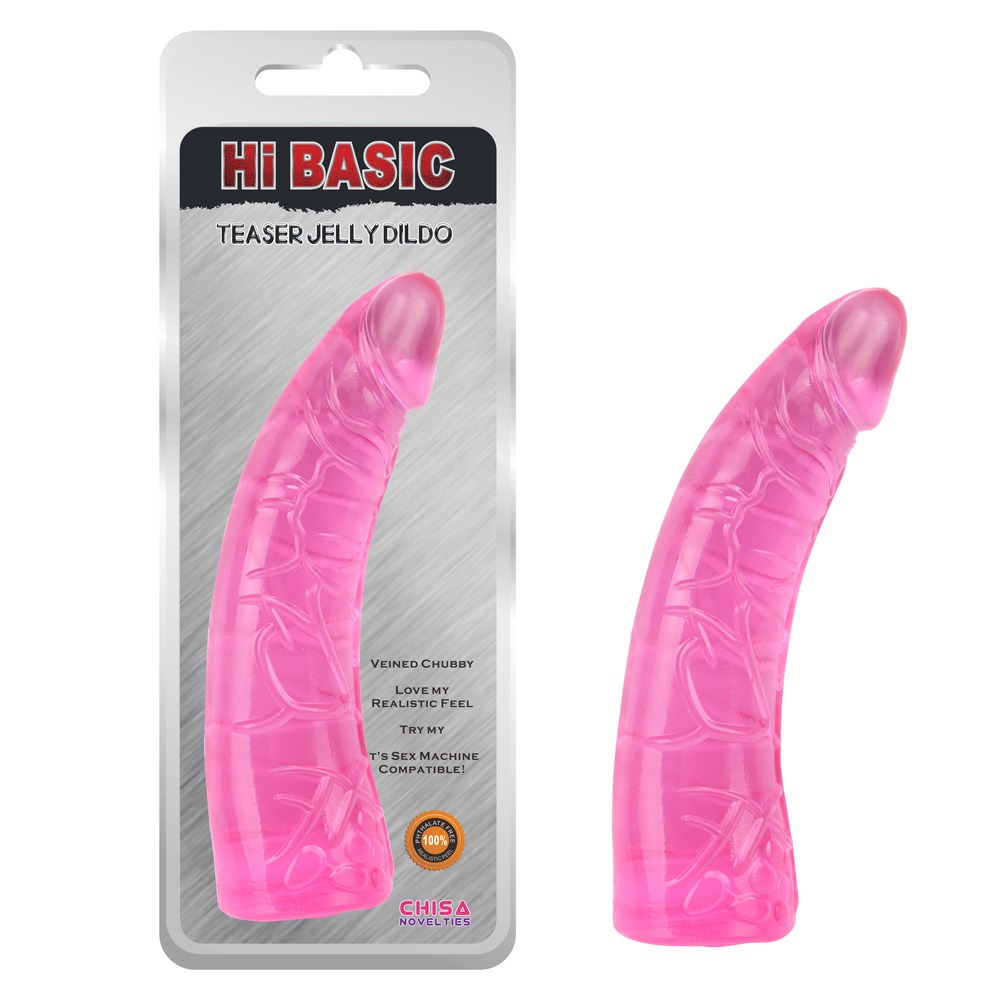 Фалоімітатор реалістичний Chisa Hi-Basic Teaser Jelly Dildo, рожевий